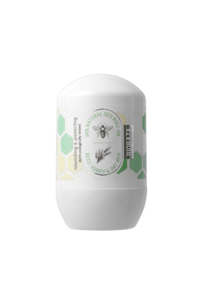 Biobaza Roll-on deodorant with honey and oat extract, BEES & OATS, 50 ml