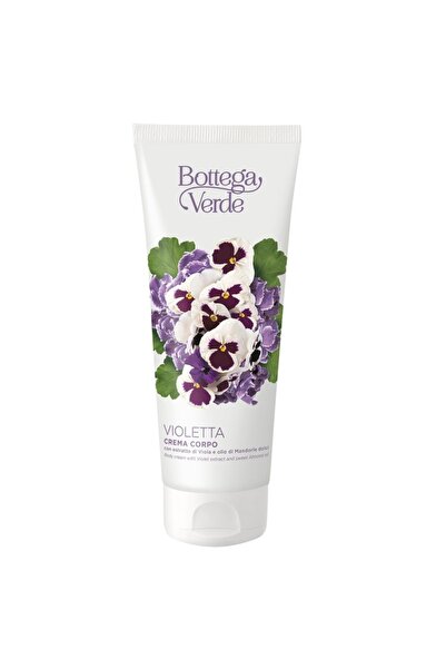 Bottega Verde Hydrating body cream with violet extract and sweet almond oil - Violetta, 200 ML