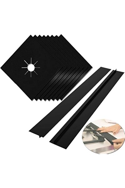Generic MSDADA Stove Burner Covers, Gas Stove Burner Liners, 8 Pcs 10.6" x 10...