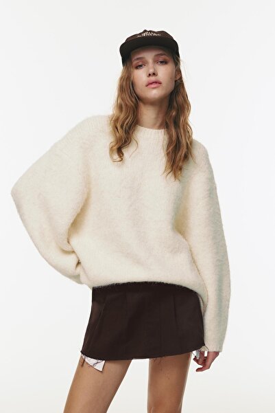 Pull & Bear Püsküllü etek uçlu cepli mini etek