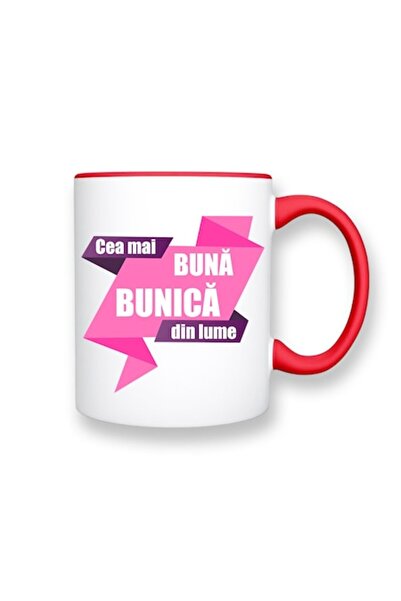 OEM Cană personalizată pentru bunică cu mesajul: „Cea mai bună bunică din lum...