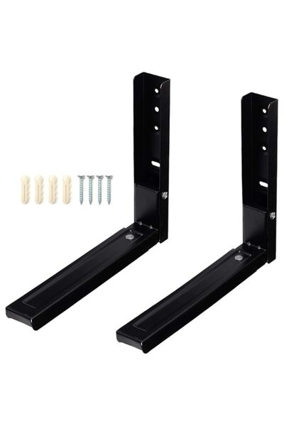 Generic حامل ميكروويف Ihomepark مثبت على الحائط، حامل فرن قابل للطي للمطبخ، ح...