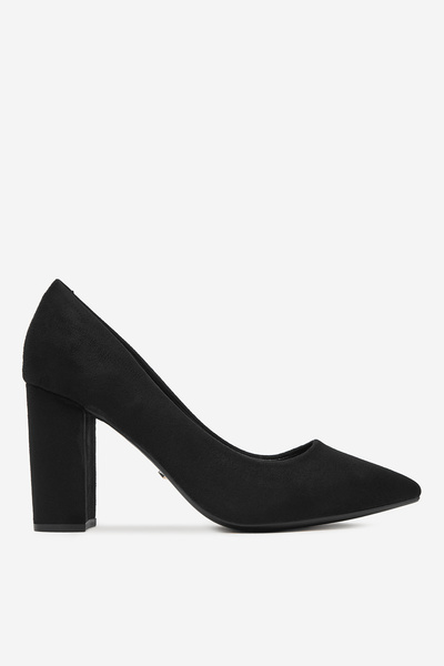 DeeZee Γυναικείες Γόβες σε μαύρο χρώμα, σε ίσια γραμμή, 37 τεμάχια