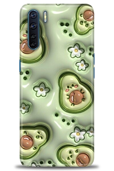OPPO A91 / Reno 3 Uyumlu Kılıf HD Baskılı Kapak - Tasarım Silikon Kılıf - 112