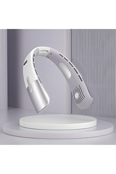 Generic Xspring Portable Neck Fans, 1s Instant Cooling and 5 Speed Wind Adjustment Neck Cooler, 4000ah Recha