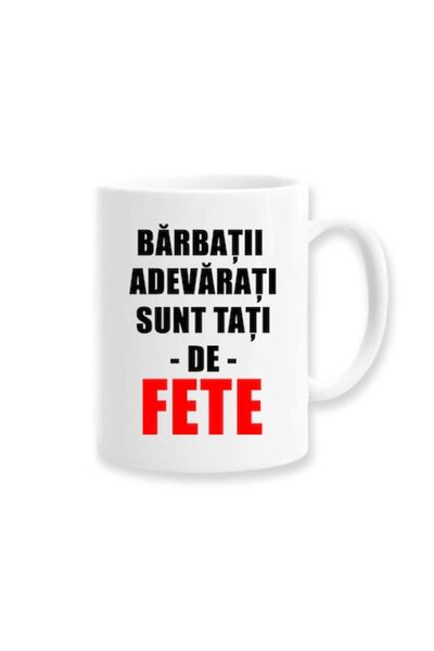 OEM Cană personalizată cu mesajul: „Bărbații adevărați sunt tați”, Betaprint,...