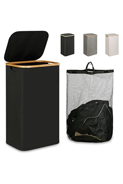 Generic TAME Laundry Basket with Lid, 110L Large Laundry Hamper with Handle and Lid, Clothes Hampers for Lau