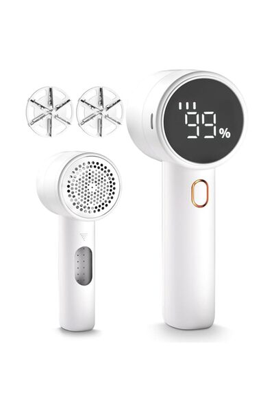 Generic Peiyuu Fabric Shaver, Lint Remover Rechargeable, Electric Portable Sweater Defuzzer with 3 Speeds, 6