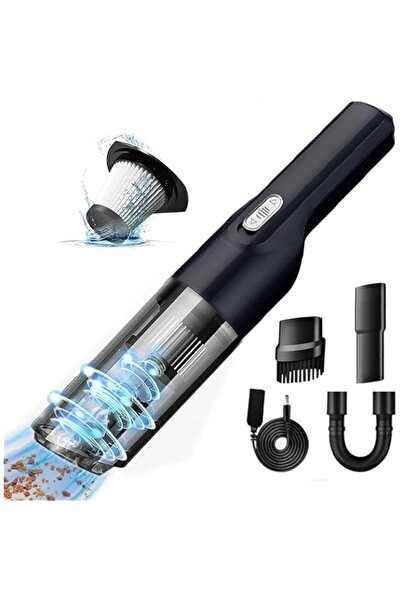 Generic مكنسة كهربائية محمولة لاسلكية VUCATIN، مكنسة كهربائية يدوية صغيرة بقو...