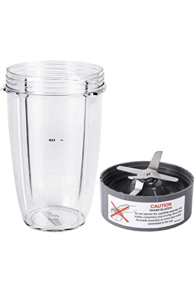 Generic قطع غيار خلاط WWjiuyue لخلاط Nutribullet، كوب سعة 24 أونصة مع شفرة اس...