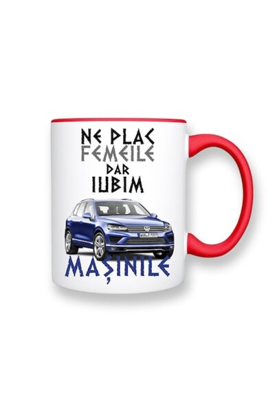 OEM Cană personalizată pentru pasionații de mașini cu mesajul: „Ne plac femei...