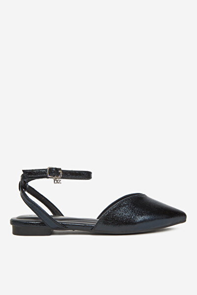DeeZee Γυναικεία Χαμηλά Σανδάλια Μαύρα Φλατ 37