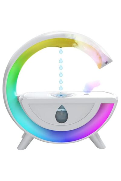 Generic مرطب هواء مضاد للجاذبية من SKEIDO سعة 350 مل، مع مصباح طاولة إبداعي ل...