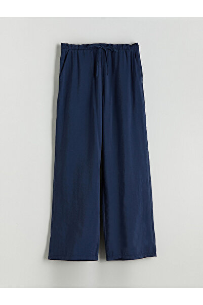 LC Waikiki Modal Blended Women's Trousers with Elastic Waist