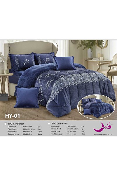 Moon Winter fur printed bedspread, queen size, 170*210