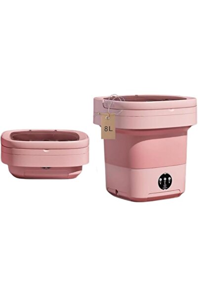 Generic Mini Portable Washing Machine with Spin Dryer, Upgraded into 11 Litre Capacity, Foldable Design Mini