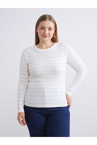 LC Waikiki New Season Crew Neck Striped Women's T-Shirt