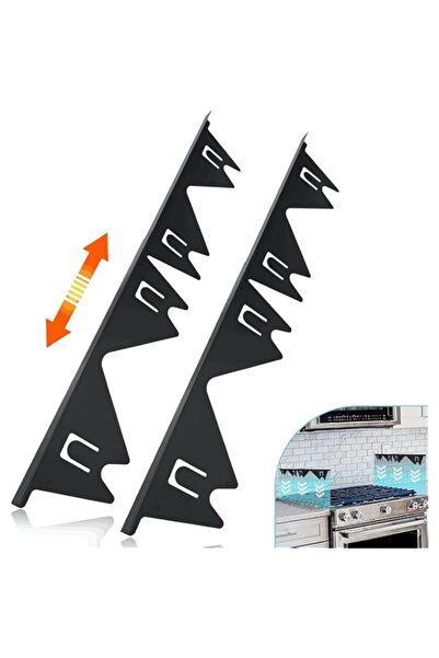 Generic غطاءان لفجوات الموقد من أزوني، مصنوعان من الفولاذ المقاوم للصدأ، وحشوة لفجوات الموقد، ومجموعة تزيين الموقد، وغطاء مقاوم للحرارة