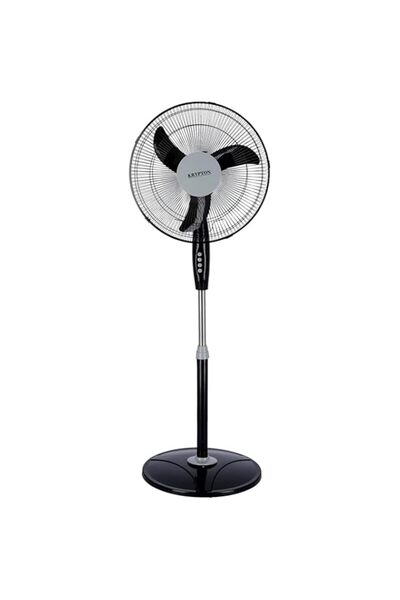 Generic Krypton 3 speed control stand fan,black-KNF6153