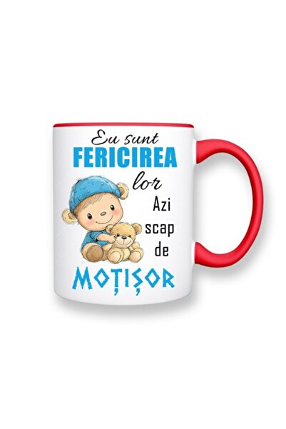 OEM Cană personalizată cu mesaj: „Sunt fericirea lor, astăzi scap de micul sm...