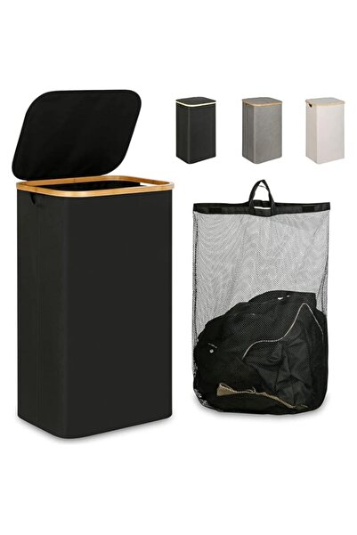 Generic TMOHRA Laundry Basket Collapsible,Tall Laundry Hamper with Lid,110L Large Laundry Hamper with Handle