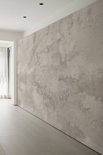 dreamwall Mermer Dokulu Çatlak Görünümlü Modern Tekstil Duvar Kağıdı