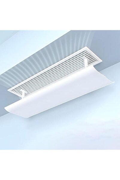 Generic عاكس مكيف الهواء Joyzzz، 20 × 60 سم، عاكس تدفق هواء مكيف الهواء المركزي سهل التركيب، قابل للتعديل