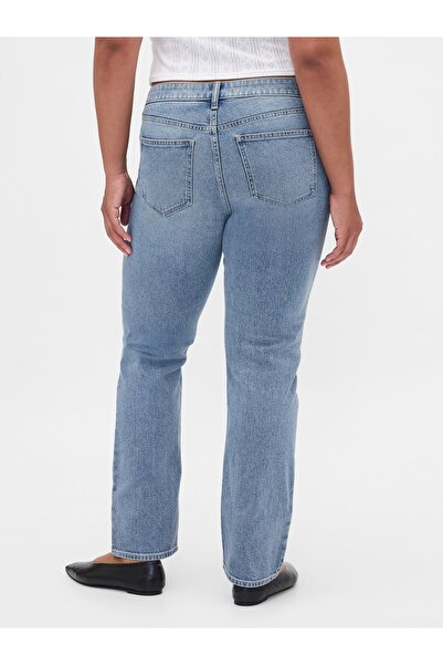 GAP Kadın Açık Mavi Curvy Low Rise '90s Jean Pantolon