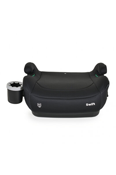 Cangaroo Inaltator auto copii Swift Negru 125-150 cm omologat R-129 I-Size cu suport pahar inclus,co