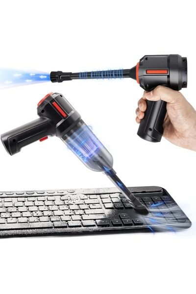 Generic مكنسة كهربائية 3 في 1 للكمبيوتر، منفاخ هواء مضغوط، مكنسة كهربائية محم...