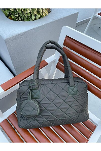 Senza Vedere Puf Mont Kumaş Büyük Çanta