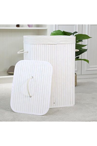 Generic TOMVAES Large Laundry Handles laundry Basket, Cotton Rope Laundry Hamper, Storage Basket Bamboo Wove