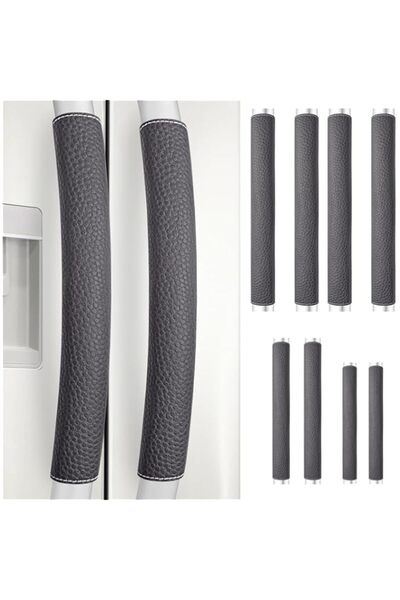 Generic STAYOUNG 4 Pairs Refrigerator Door Handle Covers - Adjustable Appliance Handle Covers, Drips, Food S