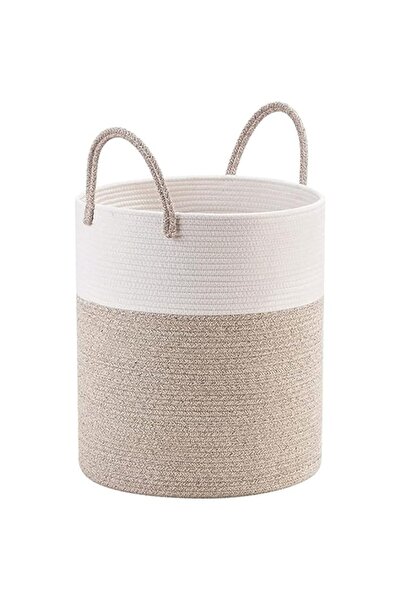 Generic سلال ACHAS المنسوجة للتخزين 38 سم × 45 سم، سلة غسيل بوهو حديثة، سلة ب...