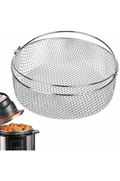 Generic سلة مقلاة هوائية SYOSI، صينية مقلاة هوائية، رف سلكي، سلة تحميص بمقبض،...