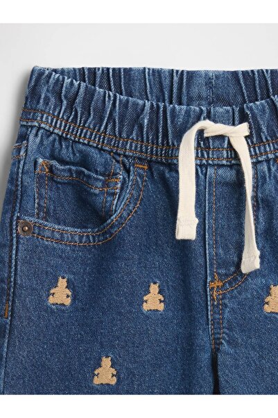 GAP Erkek Bebek Mavi Pull-On Original Straight Jean Pantolon
