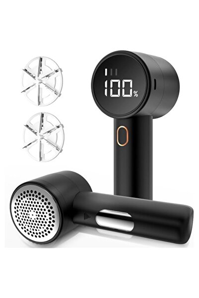 Generic TERRIFI Fabric Shaver, Rechargeable Electric Lint Remover with 6-Blade and 3-Speed Settings, Battery