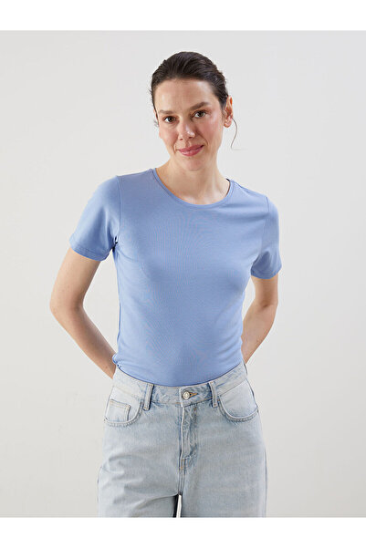 LC Waikiki Γυναικείο μπλουζάκι Özmarka New Season με λαιμόκοψη ποδηλάτου