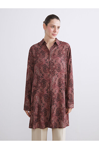 LC Waikiki Cey New Season Patterned Women's Shirt Tunic