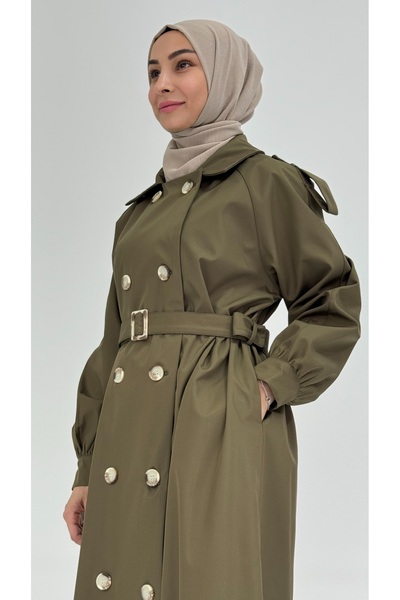 byrukye Tam Boy Trençkot Haki