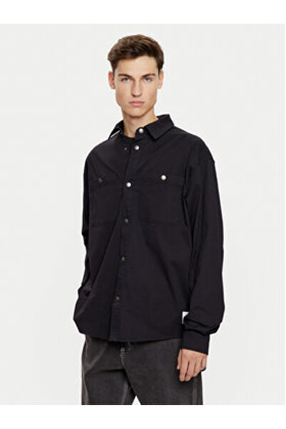 Champion Ανδρικό Πουκάμισο 220508 Μαύρο