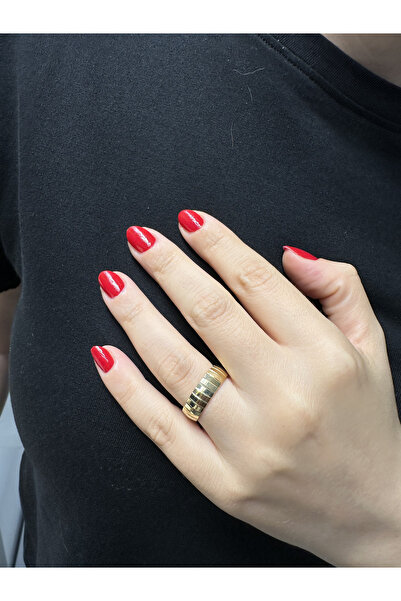 Recep Turan Kuyumculuk 14 Ayar Çizgili Alyans