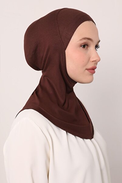 Luna Nueva Combed Cotton Lycra Full Coverage Sports Necklace Style Bonnet