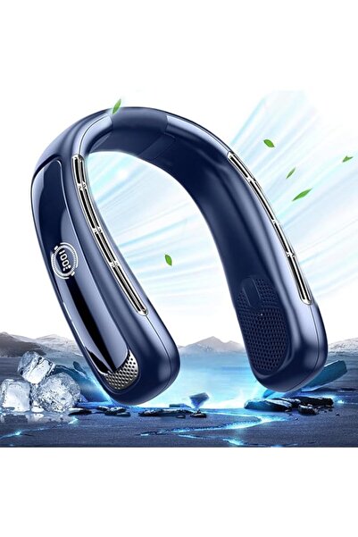 Generic KASTWAVE Portable Bladeless Neck Fan, Rechargeable Personal Fan Portable, USB Neck Cooling Fan, with