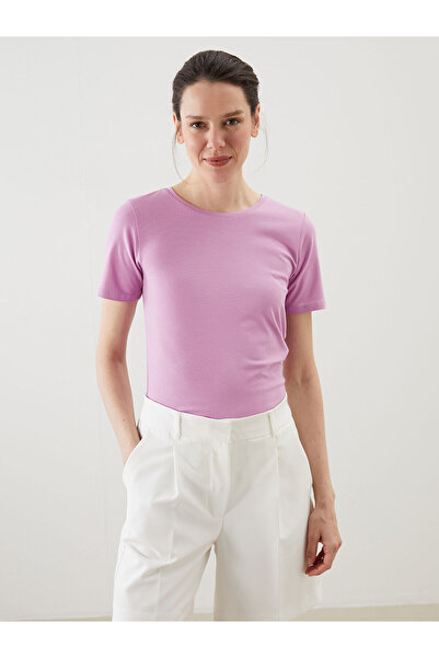 LC Waikiki Γυναικείο μπλουζάκι Özmarka New Season με λαιμόκοψη ποδηλάτου