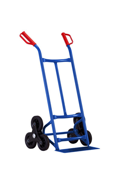 Handlekraft Cărucior profesional pentru transport marfă 250 kg, tip Liza pentru scări, mare, 100x59.5x53cm, oțel, albastru