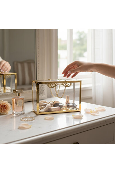 Pingolo Gelin Damat Bohçası Hediyelik Şeffaf Pileksi Çanta