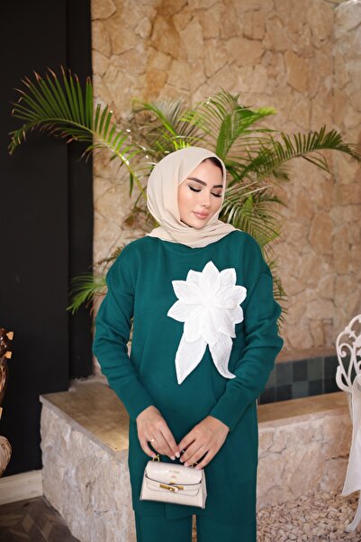 HMZ Tesettür Big Rose Set