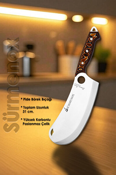 SÜRMENOX Sürmene Serisi Mutfak Bıçak Seti Pide Börek Pizza Salata Bıçağı Kahv...
