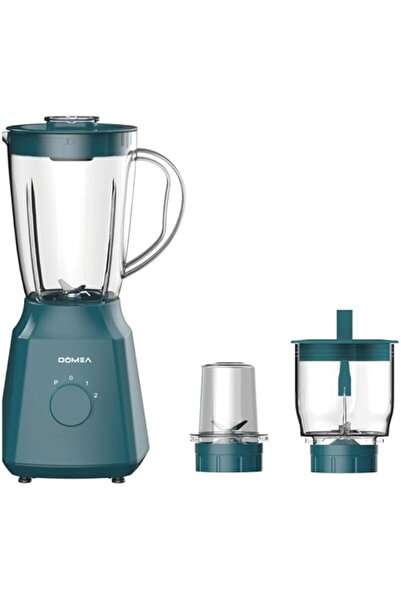 Generic DOMEA 3-in-1 Blender, Chopper & Grinder, 1.5L Capacity, 300-350W Power, PC Unbreakable Jar, Stainles